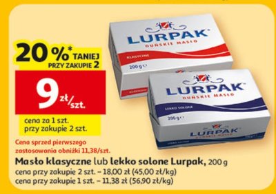 Masło promocja w Auchan