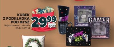 Kubek z podkładką pod mysz promocja w Stokrotka