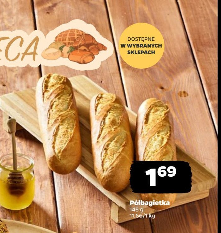 Półbagietka promocja w Netto