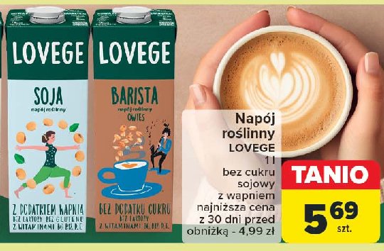 Napój barista owsiane Sante i love vege promocja