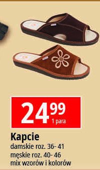 Kapcie damskie rozm. 36-41 promocja