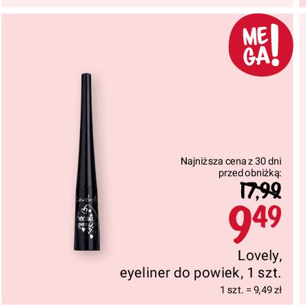 Eyeliner LOVELY BEAUTY LINER promocja