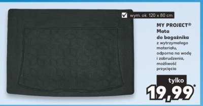Mata do bagażnika 120 x 80 cm K-classic myproject promocja