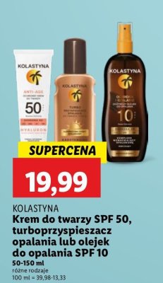 Olejek do opalania spf 10 Kolastyna protect beauty promocja