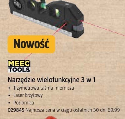 Narzędzie wielofunkcyjne MEEC TOOLS 3 w 1 029845 promocja w Jula