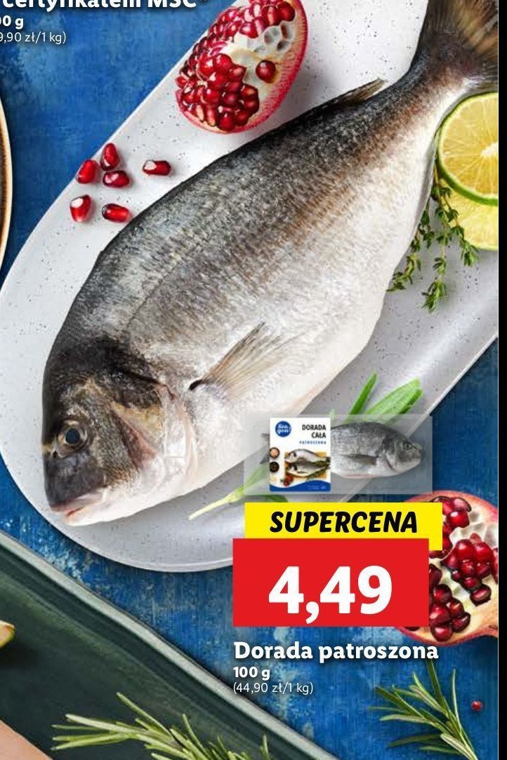 Dorada patroszona Sea you! promocja