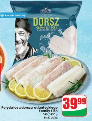 Polędwice z dorsza atlantyckiego promocja w Dino