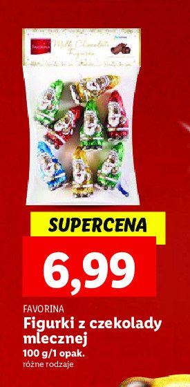 Figurki 艣wi膮teczne czekoladowe miko艂aj Favorina promocja