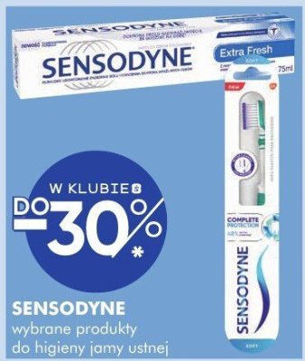 Wybrane produkty do higieny jamy ustnej SENSODYNE promocja w Super-Pharm