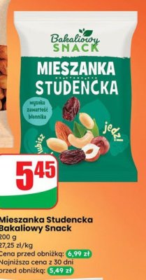 Mieszanka studencka  promocja w Dino