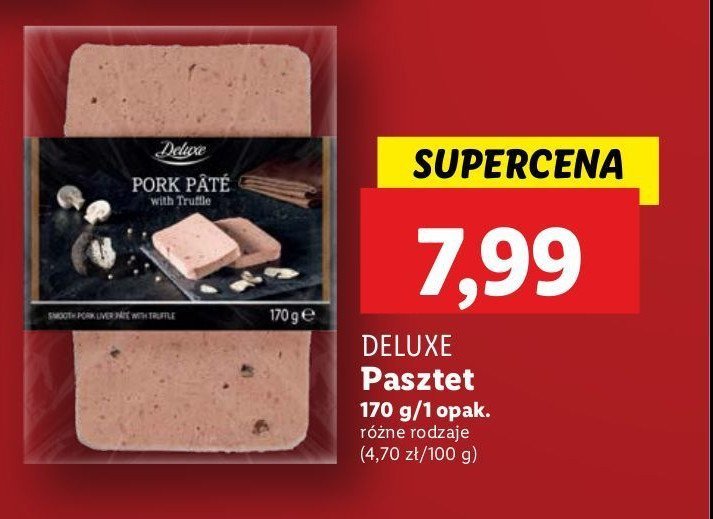 Pasztet z truflami Deluxe promocja