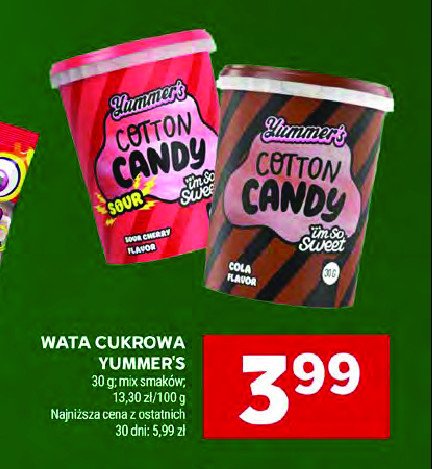 Wata cukrowa cola YUMMER'S promocja