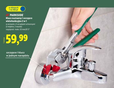 Klucz nastawny i szczypce wielofunkcyjne 2w1  promocja w Lidl