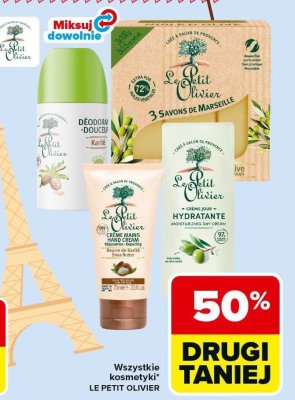 Kosmetyki LE PETIT OLIVIER różne rodzaje promocja w Carrefour Market