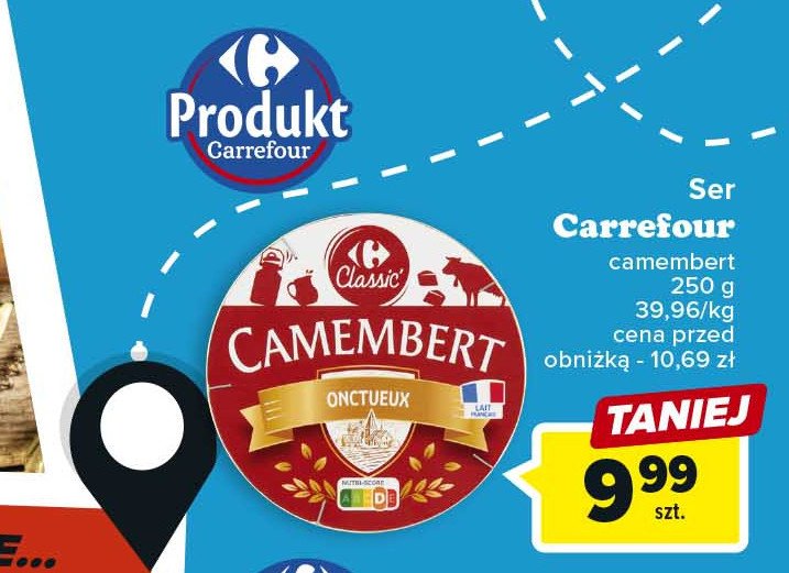 Ser camembert Carrefour classic promocja
