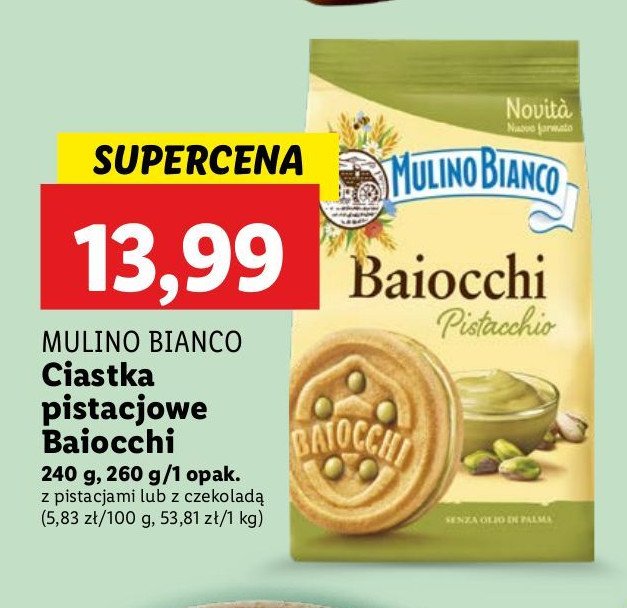 Ciastka baiocchi czekoladowe Mulino bianco promocja