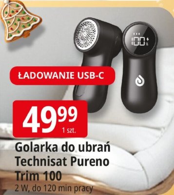 Golarka do ubrań Technisat Pureno Trim 100 promocja w Leclerc