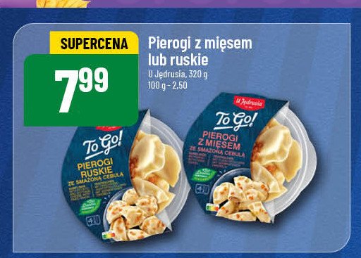 Pierogi z mięsem ze smażoną cebulą U jędrusia to go! promocja