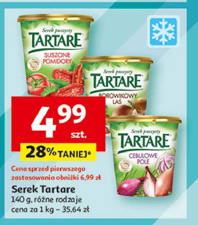 Serek cebulowe pole Tartare promocja