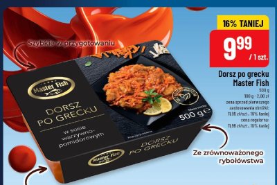 Dorsz po grecku Master Fish promocja w POLOmarket