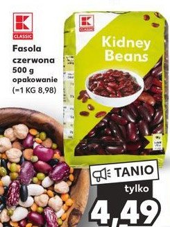 Fasola czerwona K-classic promocja