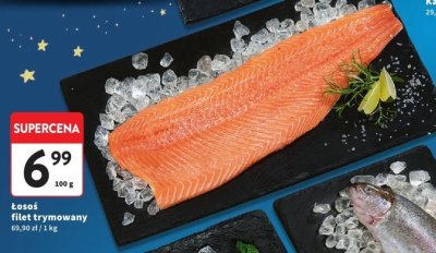 Łosoś filet trymowany promocja w Intermarche
