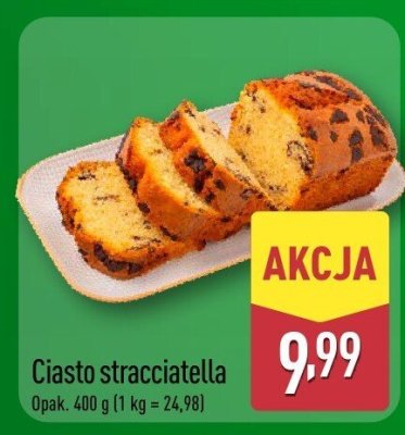 Ciasto stracciatella 400 g promocja w Aldi