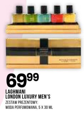 Zestaw prezentowy Laghmani London Luxury Men's woda perfumowana 5 x 30 ml promocja w Drogerie Natura