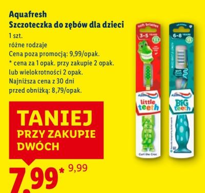 Szczoteczka do zębów promocja w Lidl