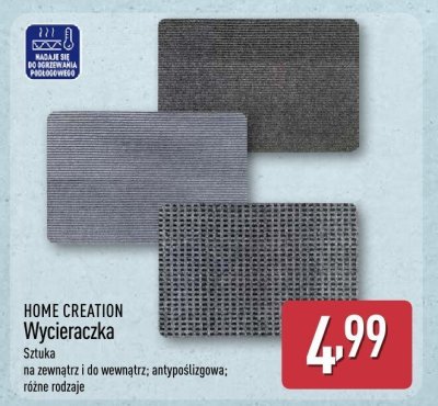 Wycieraczka HOME CREATION na zewnątrz i do wewnątrz; antypoślizgowa; różne rodzaje promocja w Aldi