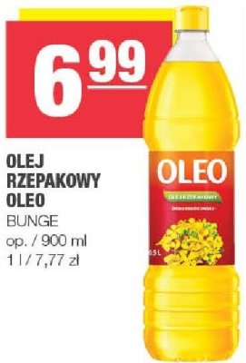 Olej rzepakowy Oleo Bunge promocja w SPAR
