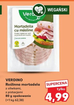 Roślinna mortadela z pistacjami promocja w Kaufland