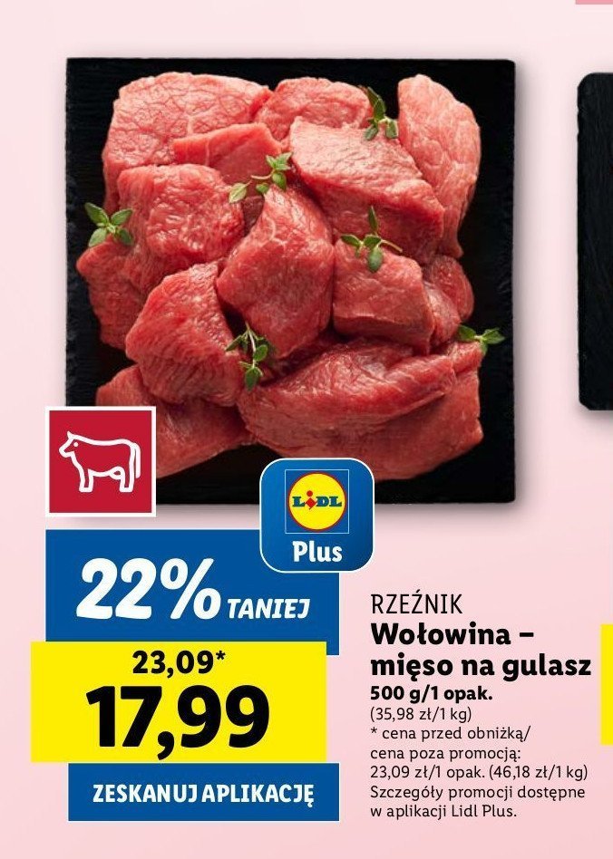 Gulasz wołowy Rzeźnik codzienna dostawa promocja