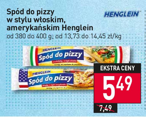 Spód do pizzy styl amerykański Henglein promocja