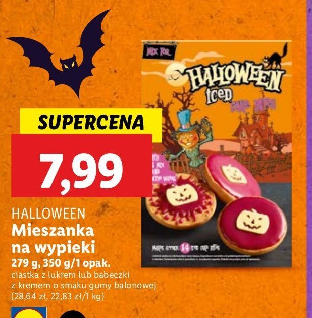 Mieszanka do wypieku babeczek belhake iced cake bites Halloween promocja