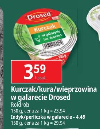 Kura w galarecie Drosed promocja