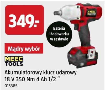 Klucz Meec Tools udarowy akumulatorowy promocja