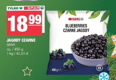 Jagody czarne Blueberries czarne jagody SPAR promocja w SPAR