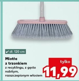 Miotła z trzonkiem promocja w Kaufland