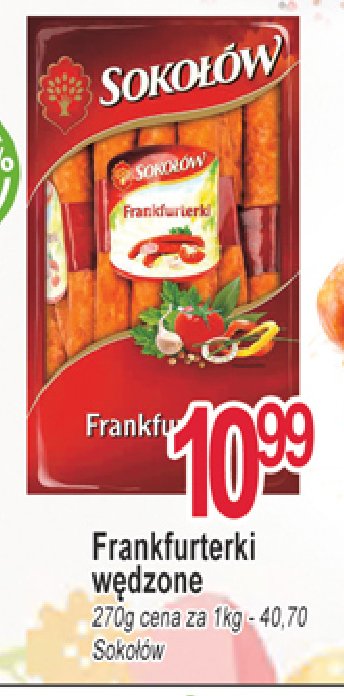 Frankfurterki wędzone Sokołów promocja