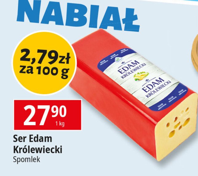 Ser edam królewiecki Spomlek promocja