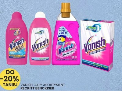 VANISH cały asortyment RECKITT BENCKISER promocja w Wafelek