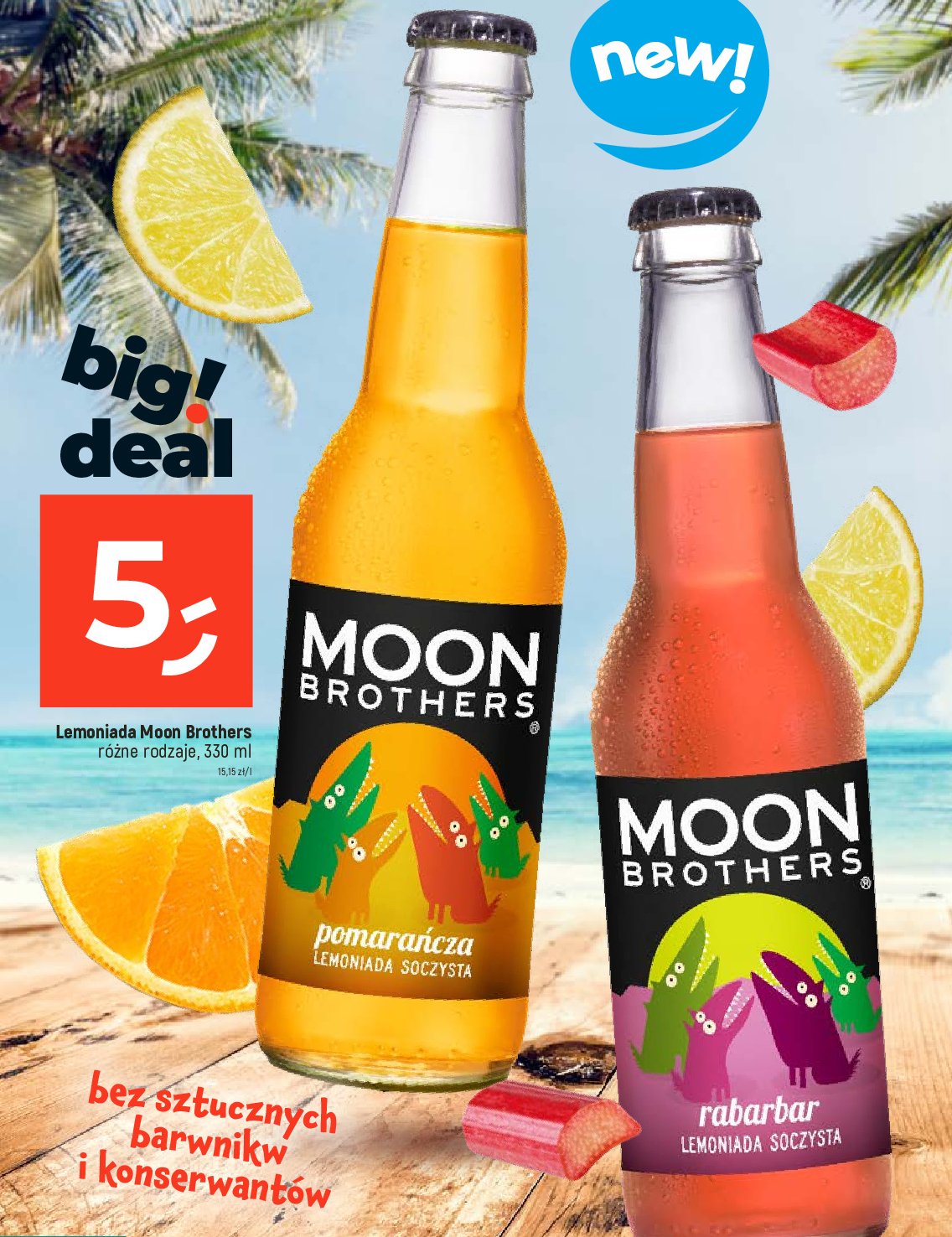 Lemoniada pomara艅czowa Moon brothers promocja