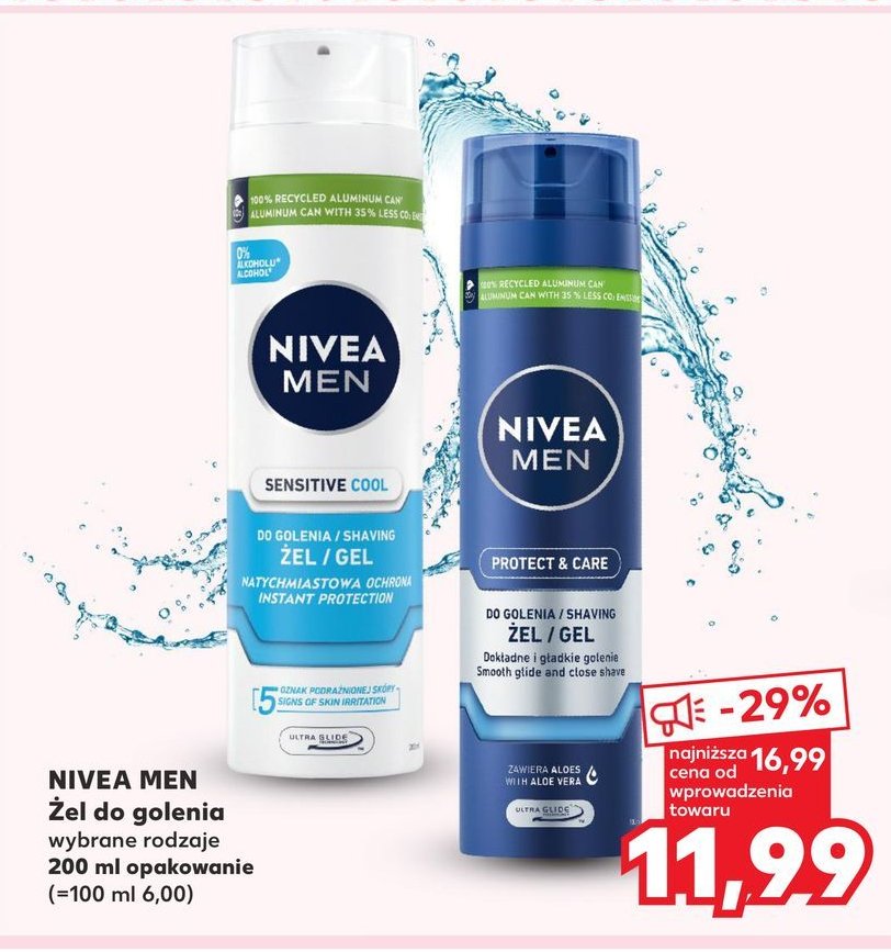 Żel do golenia Nivea men protect & care promocja