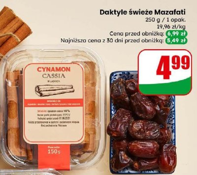 Daktyle świeże Mazafati promocja w Dino