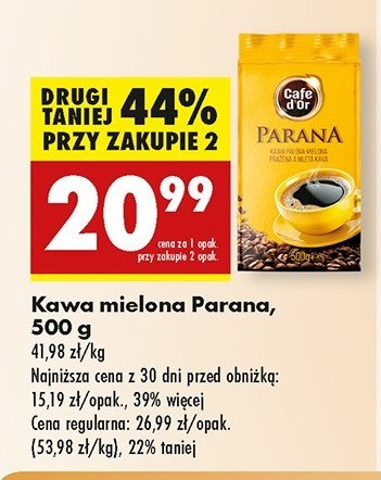 Kawa Parana promocja w Biedronka