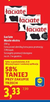 Masło ekstra promocja w Lidl