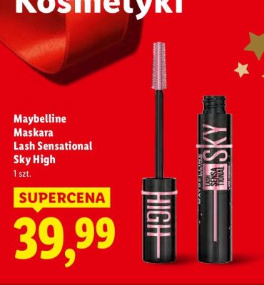 Maybelline Maskara Lash Sensational Sky High promocja w Lidl