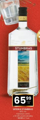 Wódka STUMBRAS 40% vol. promocja w Twój Market