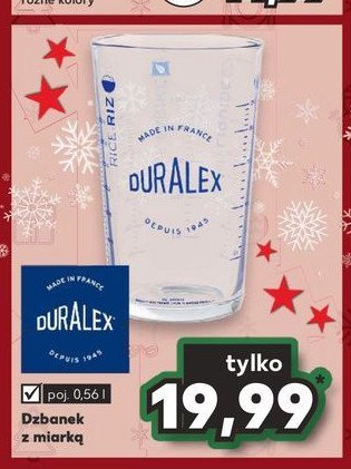 Dzbanek z miark膮 560 ml DURALEX promocja